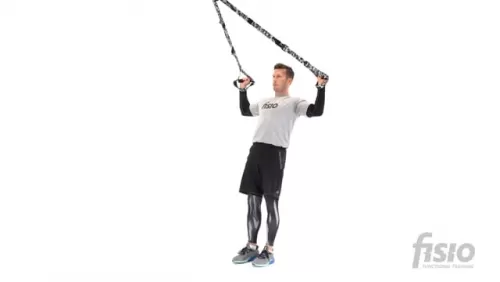 Упражнение на петлях TRX W тяга