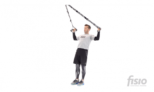 Упражнение на петлях TRX W ТЯГА